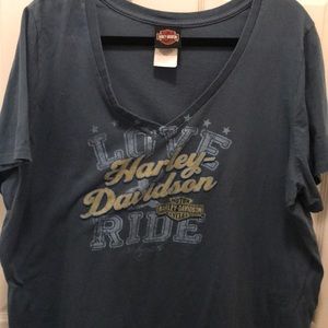 Harley Davidson women’s plus t shirt